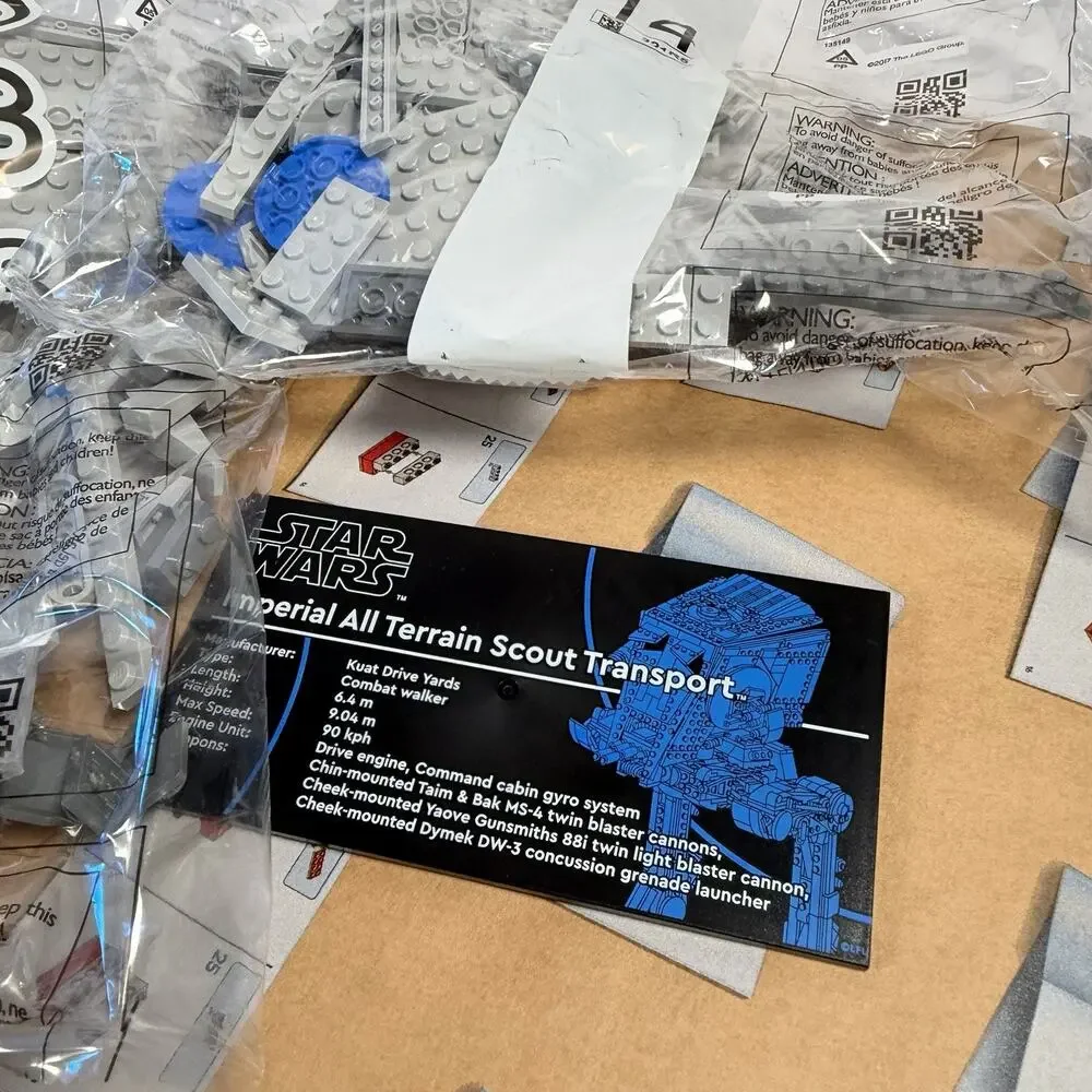 Lego 75417 UCS AT-ST™ Walker All Bags Sealed Bags. Box Is Damaged.